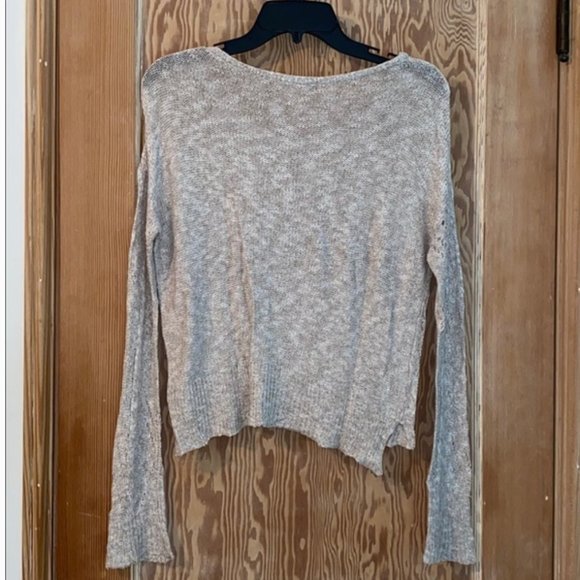 Brandy Melville light grey knit sweater - Picture 3 of 5